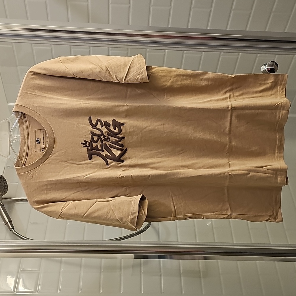 GLO Jesus Is King Shirt. Unisex. New In Original Packaging.